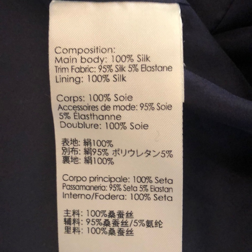 NWT 3.1 Phillip Lim Blue, Tan & White Dress SZ 4 - Picture 7 of 8